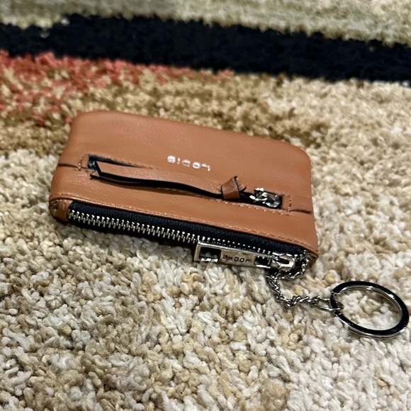 LODIS Luxury 1965 Ellie Series Leather Card & Coin Wallet Keychain NWOT - Picture 7 of 16